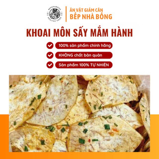  Khoai Môn Lát Sấy Mắm Hành Ăn Vặt healthy Bếp Nhà Bống Đặc sản Đà Lạt 