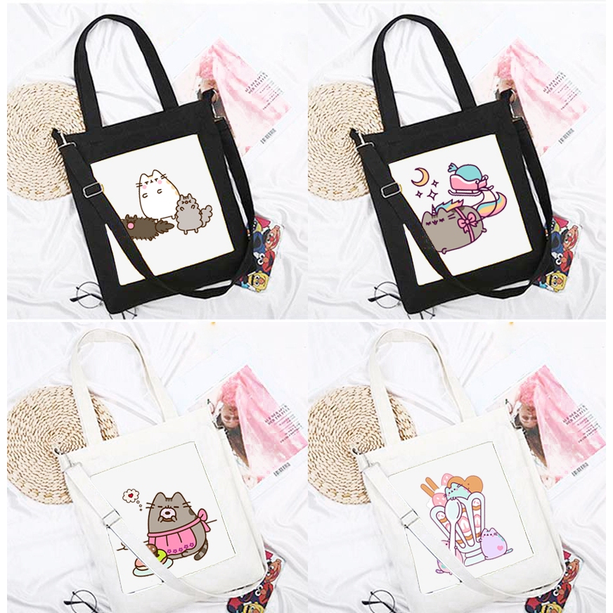 Túi tote mèo pusheen TT9 dễ thương hoạt hình