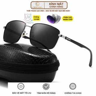 Kính mát nam Crnaira watch MM023 tròng phân cực chống tia cực tím UV400 chống chói mắt khi đi đường