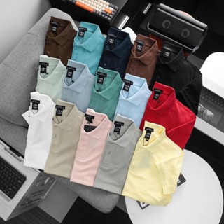 Áo thun Polo nam basic form suông không ôm chất vải cotton pique bigsize 120kg - 3bros