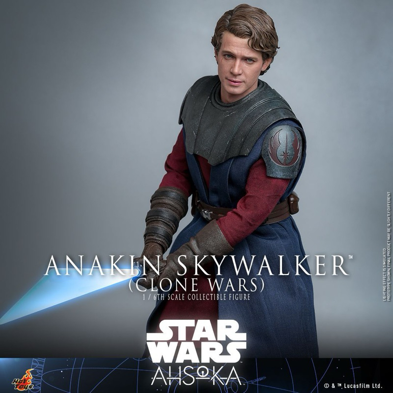 HotToys TMS129: Star Wars: Ahsoka - Anakin Skywalker (Clone Wars)