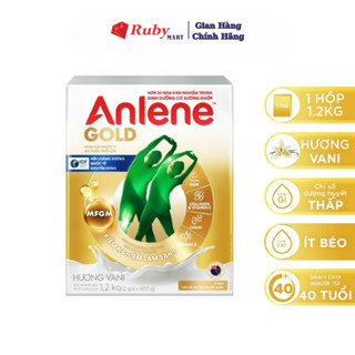 [ Mẫu Mới ] Sữa Bột Anlene Gold 5x Hương Vani 1.2kg