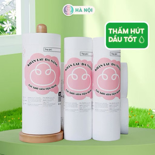 Khăn Lau Đa Năng Cuộn 100 tờ Top Gia Siêu Dai Có Thể Giặt Tái Sử Dụng