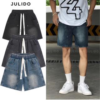  Quần short jean nam nữ JULIDO chất vải jean mềm thoải mái 