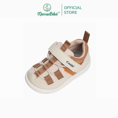 (MamanBébé chính hãng) Giày Combi S-Go – Hỗ trợ phát triển bàn chân C2501 màu kaki