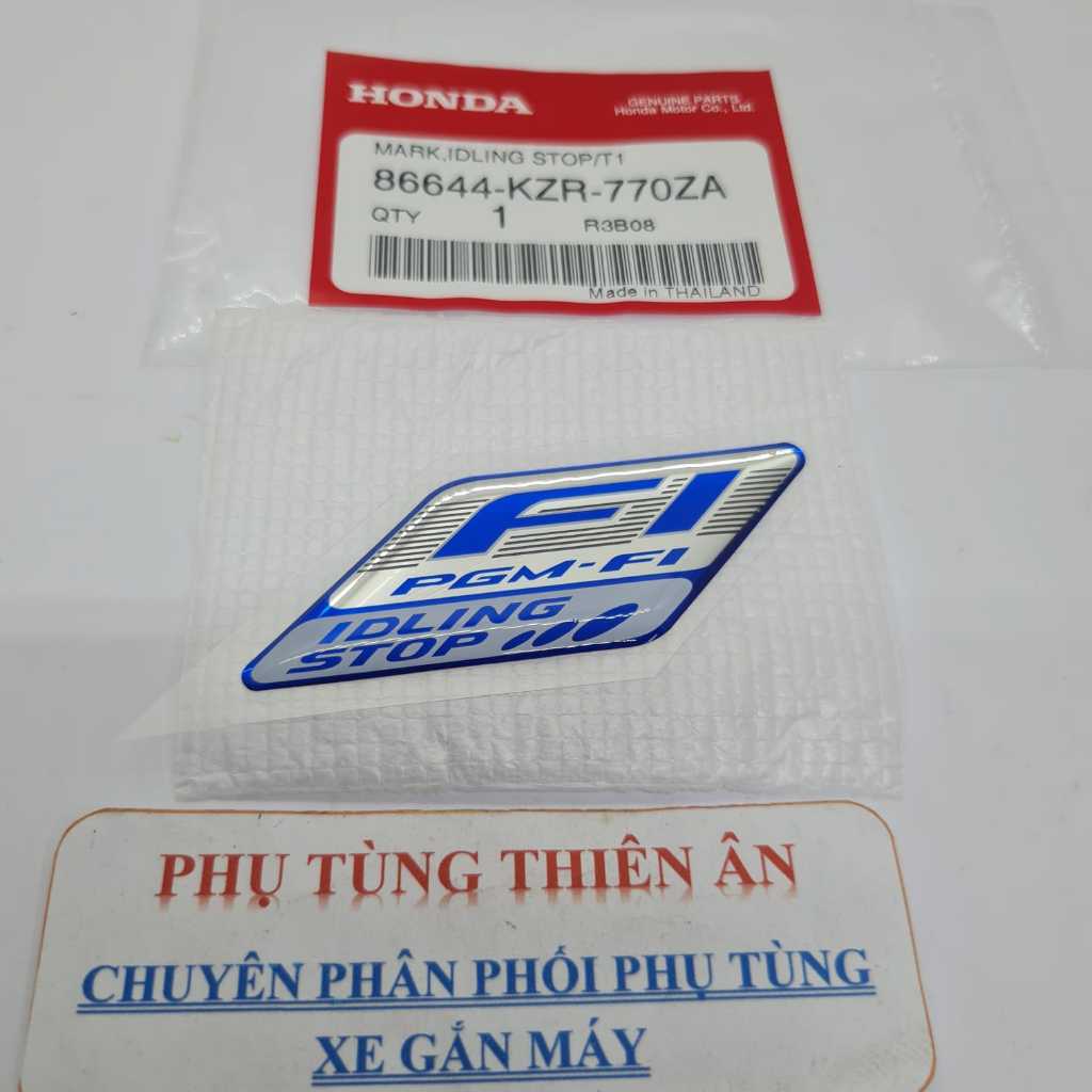Tem Chữ Fi, Idling Stop AB Air Blade 2016 - 2019, SH 2017 - 2019, Lead 2017 - 2021 86644-KZR-770ZA