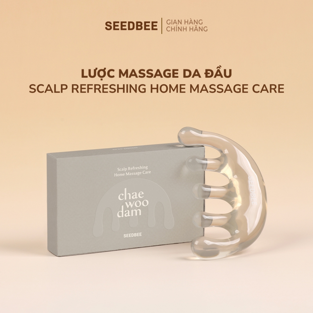[SEEDBEE] Lược Massage Da Đầu — Tăng Lưu ThôngTuần Hoàn Máu — Dùng Khi Gội Đầu & Dùng Xịt Tonic