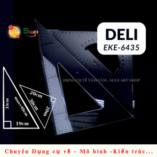 [ HỎA TỐC ] Tổng hợp  Bộ 2 cây  Eke size lớn , EKE 23CM / 28CM / 33CM / 38CM , eke Deli / WinQ