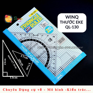 [ HỎA TỐC ] Tổng hợp  Bộ 2 cây  Eke size lớn , EKE 23CM / 28CM / 33CM / 38CM , eke Deli / WinQ
