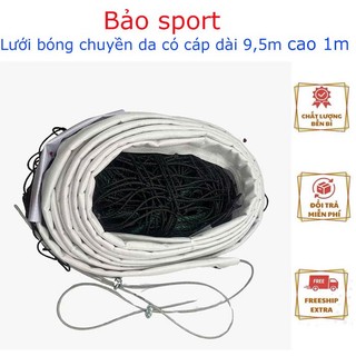Lưới Bóng Chuyền dài 9,5m cao 1m ( kèm dây cáp + tăng đơ)