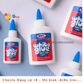 Keo Sữa WinQ 40ml / 120ml , Keo sữa dán vật liệu , Keo dán giấy , Keo dán thủ công [ Tâm Tâm ]