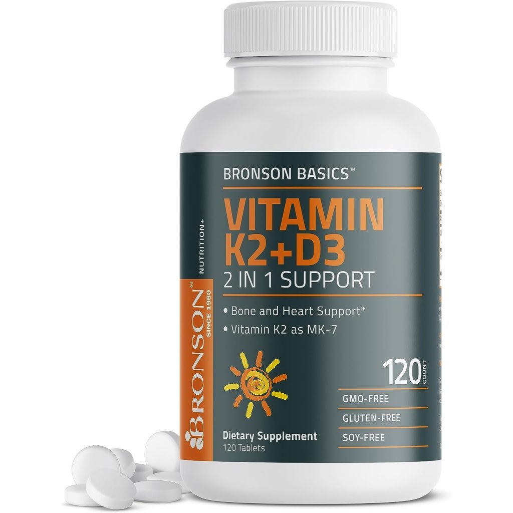 Vitamin K2 D3 Bronson [Hàng Mỹ]