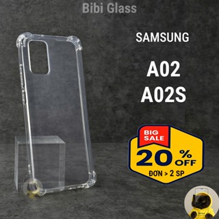  Ốp lưng Samsung A02S A02 silicon trong suốt dẻo cao cấp chống sốc bảo vệ điện thoại bibi glass 