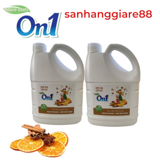  NƯỚC RỬA CHÉN ON1 Can 1,4kg Tinh dầu Quế Cam Organic 