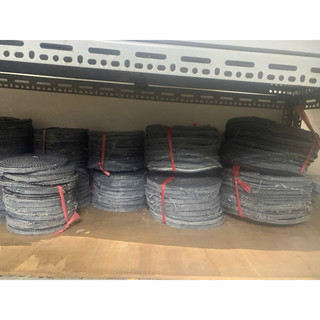 bánh xe vải da và vải rin may màu đủ size 10cái/xấp