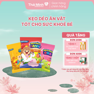 Kẹo Dẻo Heviho - Bổ Sung DHA, Canxi, Immunee - Kẹo Cho Bé Ăn Vặt Mà Vẫn Có Lợi Cho Sức Khoẻ - Gói 32gr