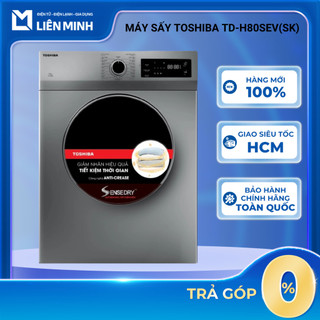  TD-H80SEV SK    TD-H80SEV WK  - Máy Sấy Quần Áo Thông Hơi Toshiba 7 Kg - Bảo Hành Chính Hãng Giao Toàn Quốc  