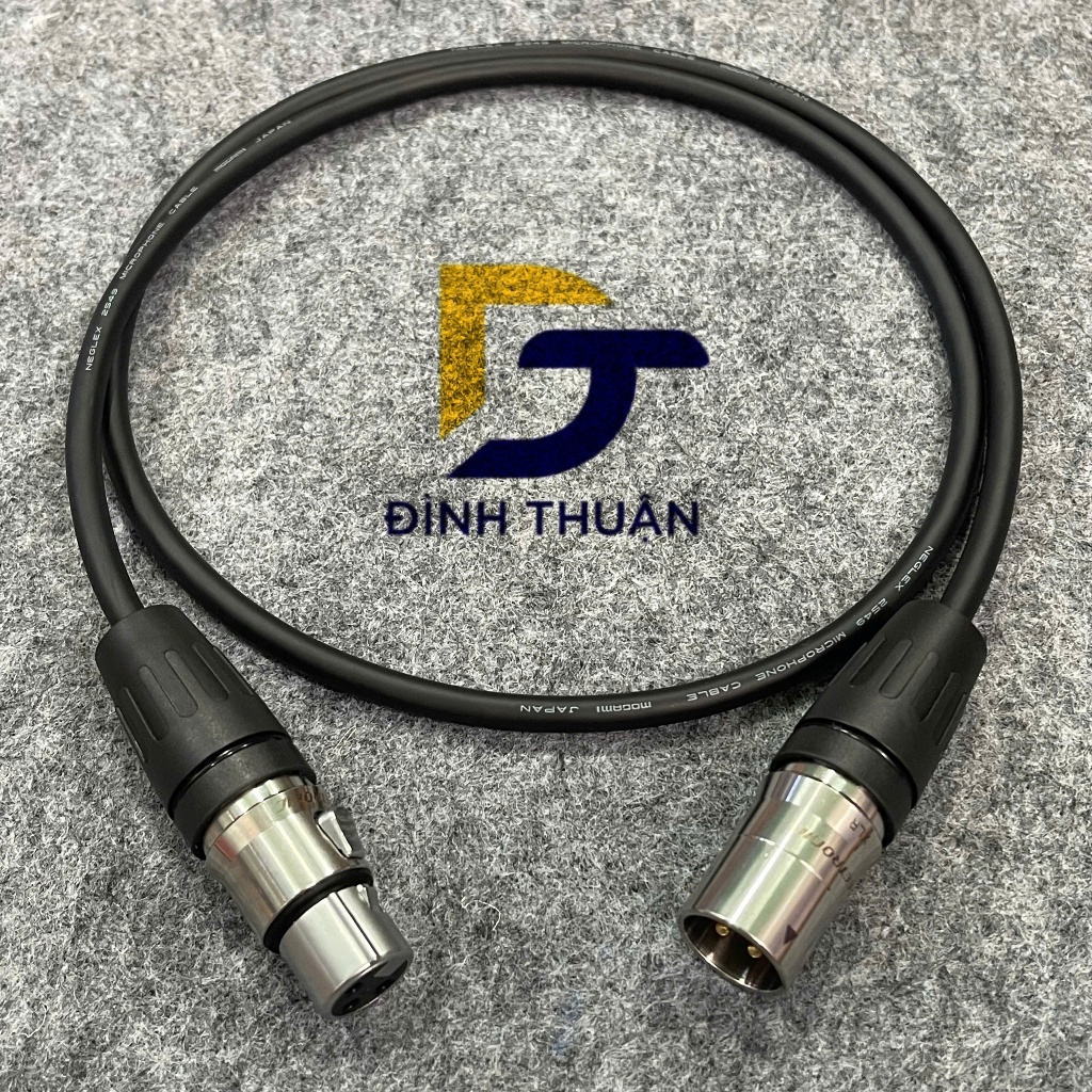 Dây Canon Mogami 2534 Đen Jack Seetronic (XLR Banlance male to female) Dài 1m-2m-3m-5m (Giá 1 Sợi).