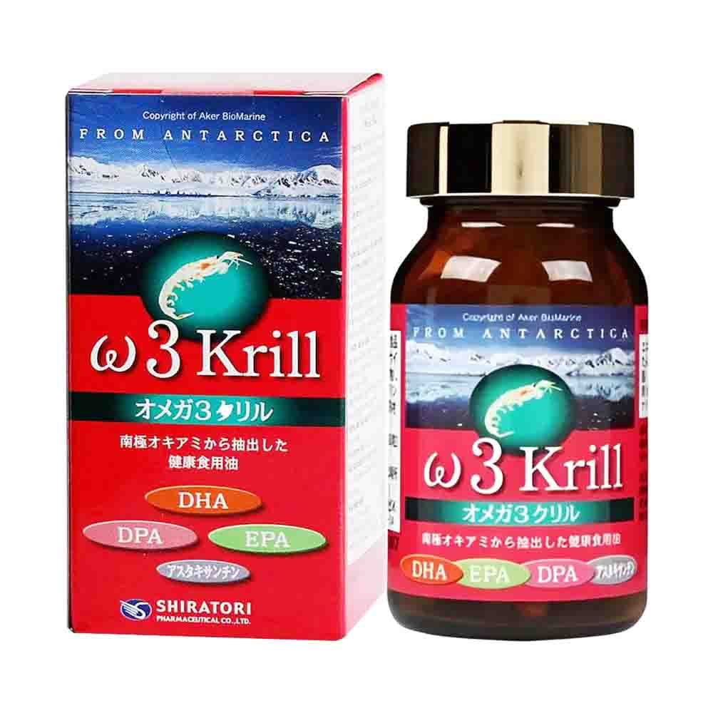 Dầu nhuyễn thể Omega 3 Krill Oil Shiratori 80 viên Nhật Bản