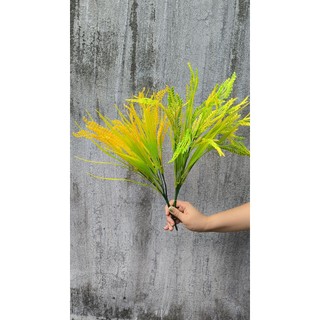 Bông Lúa Giả decor -  Cành lúa vàng trĩu bông nhiều kích thước.