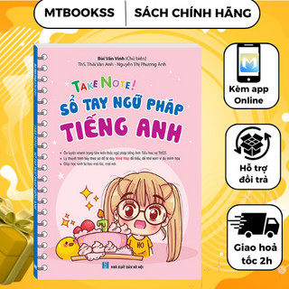 Sách - TAKE NOTE ! Sổ Tay Ngữ Pháp Tiếng Anh (mềm)