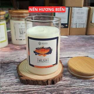  Nến thơm  AGAYA Candle Cup hương hơi nước,nhục đậu khấu,hổ phách,xạ hương,vani - Mùi TWILIGHT 