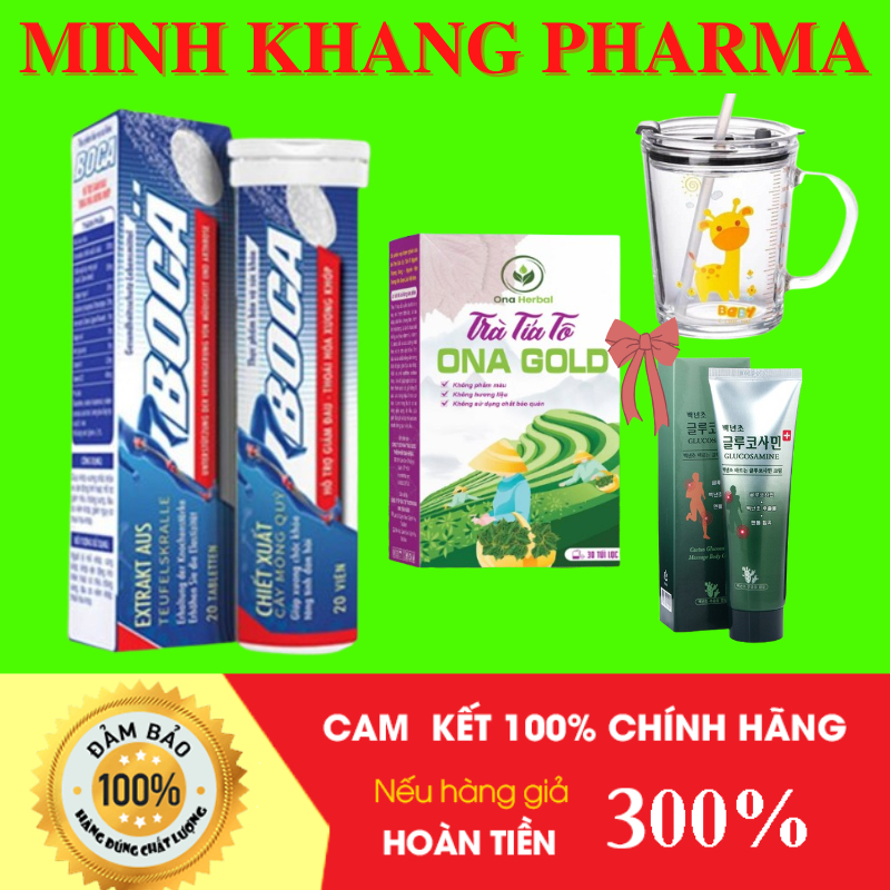 VIÊN SỦI XƯƠNG KHỚP BOCA  - Giảm Đau Xương Khớp, Kích Thích Sản Sinh Glucosami