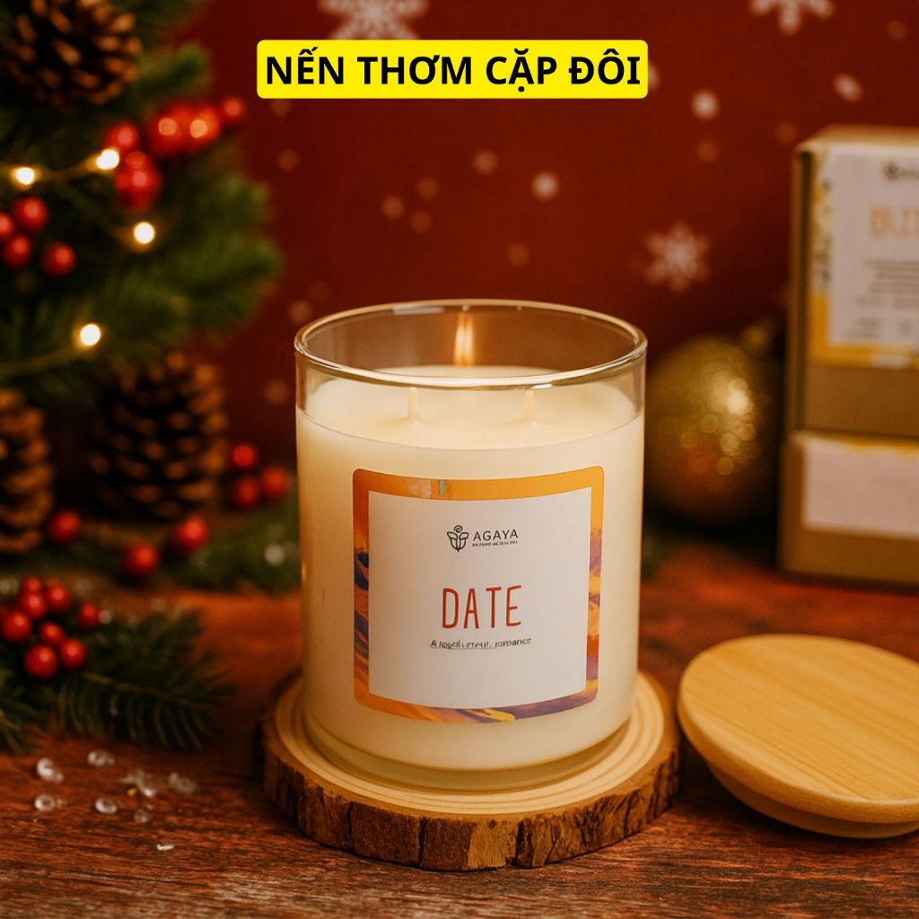 Nến thơm tỏ tình AGAYA  Candle Cup - Mùi DATE