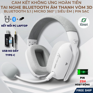 Tai Nghe Không Dây Chụp Tai Bluetooth Attack Shark L80 Super Bass Âm Thanh Vòm Có Mic Chơi Game