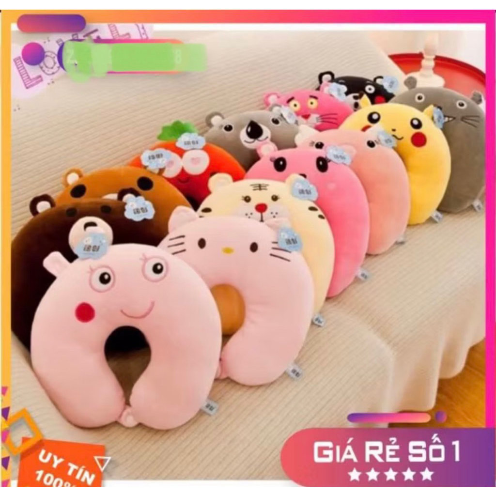 Gối tựa cổ chữ U (giao màu ngẫu nhiên)