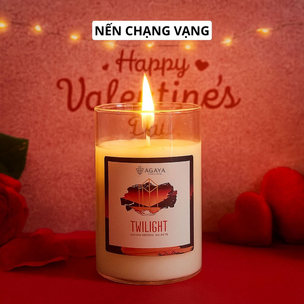 Nến thơm hương biển tinh dầu thư giãn Agaya Candle Cup cao cấp - Hương TWILIGHT