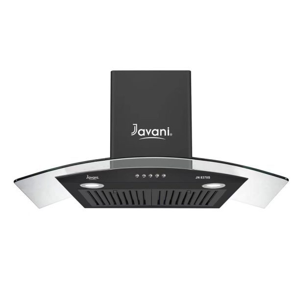 Máy Hút Mùi Kính Cong Javani JN 8370S, công suất hút 1300m3/h, bảo hành 2 năm
