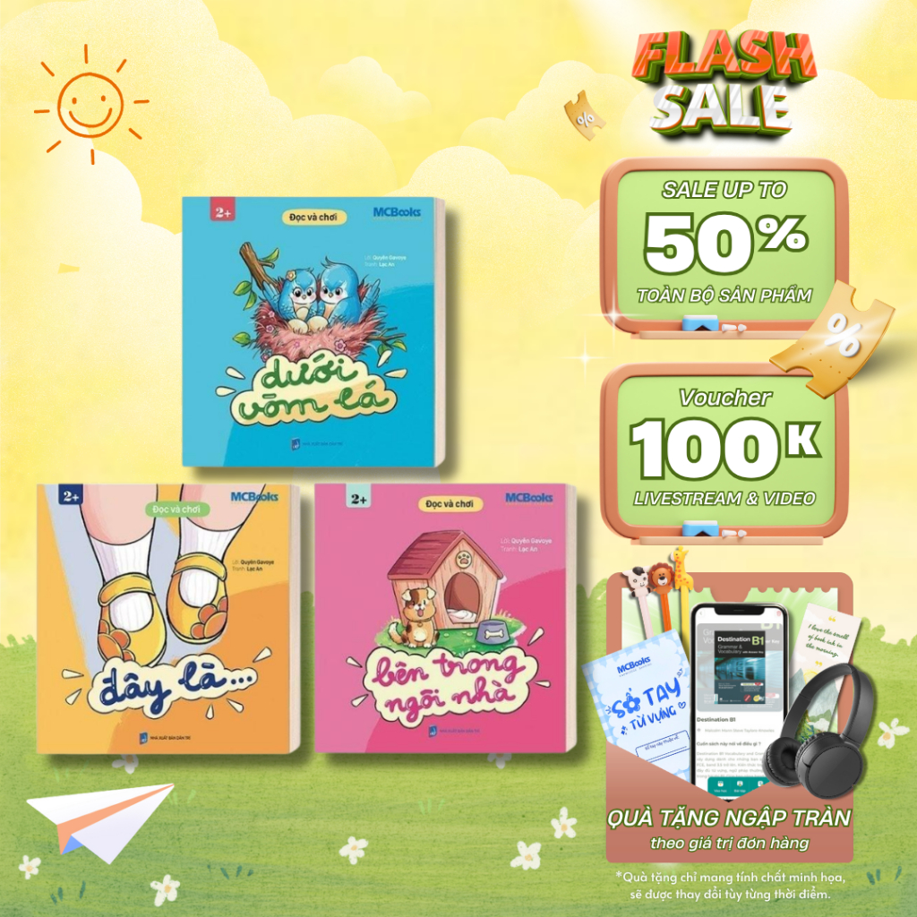 Sách - Combo Đọc và chơi - Cho trẻ từ 2 tuổi - Lẻ/ combo Tùy Chọn - MCBooks Chính Hãng