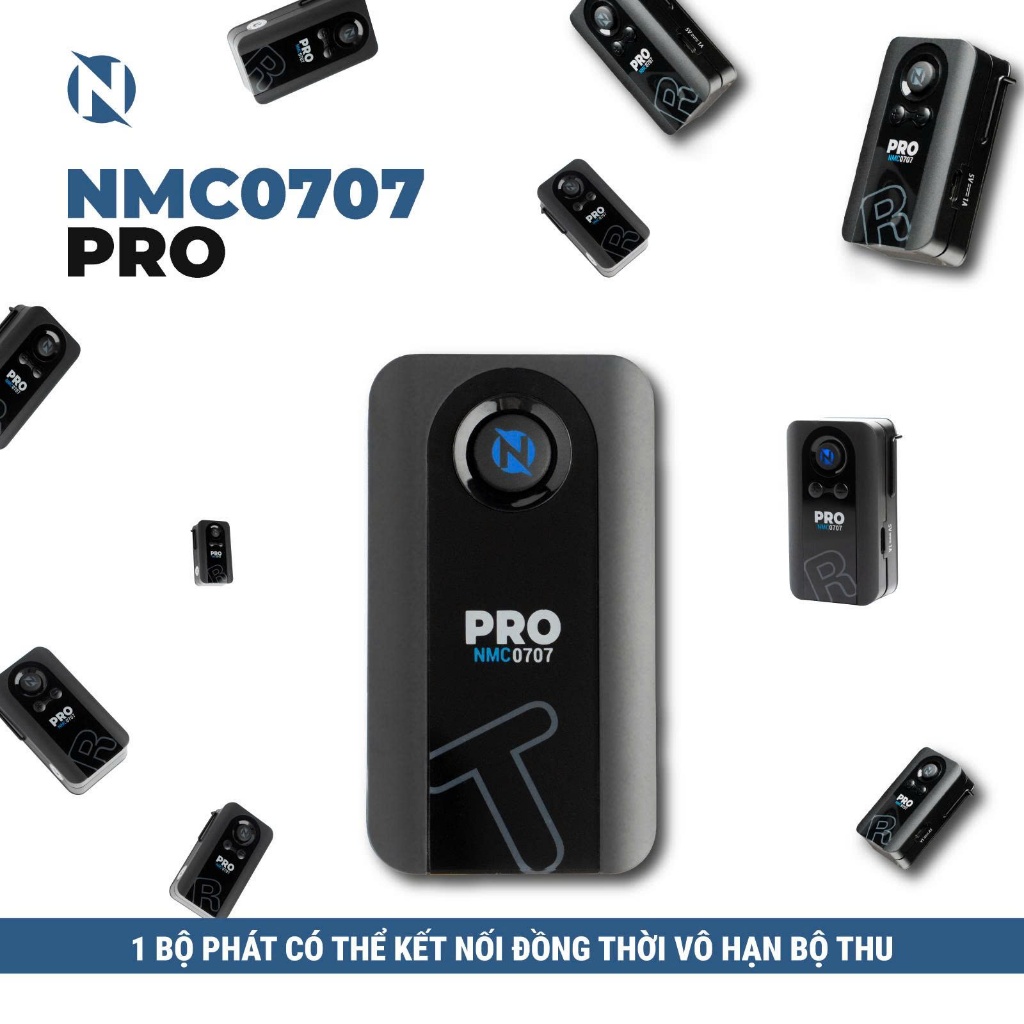 Bộ Thu Phát Âm Thanh Không Dây NMC0707 PRO | Chuẩn 24bit Stereo