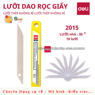 [ TÂM TÂM ] Lưỡi dao nhỏ , Lưỡi Dao lớn,  Deli 30 độ , 45 độ , Deli Cutter Blade