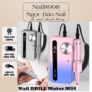  Máy Mài Móng M50 Tích Điện NAIL DIRL M50 Motor   Tặng Kèm Đầu Mài Sứ   Có Bảo Hành 