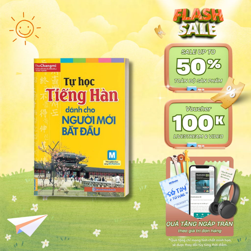 Sách - Tự học tiếng Hàn cho người mới bắt đầu Mcbooks