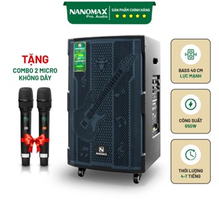 Loa Kéo Nanomax SK-15Q4 Bass 40cm Công Suất 650w/max Karaoke Bluetooth