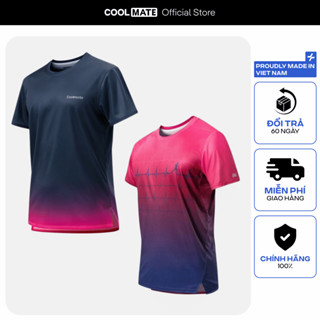 Combo 2 áo thun thể thao chạy bộ graphic siêu nhẹ thấm hút đa dạng màu Coolmate