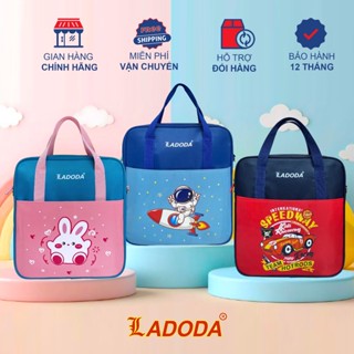  Túi xách đi học thêm cho bé đeo chéo và đeo balo LADODA BL91 họa tiết hoạt hình dễ thương 