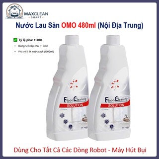  Nước lau sàn chuyên dụng cho robot OMO 480ml – Nội địa Trung dùng cho các lại robot hút bụi lau nhà 