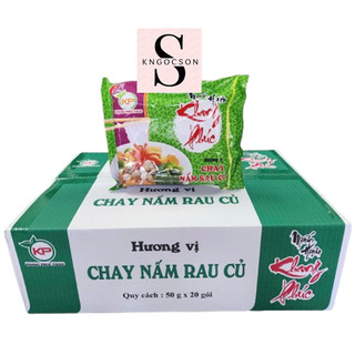Thùng 20 gói Miến Chay Nấm Rau Củ Khang Phúc (50 gram / gói)