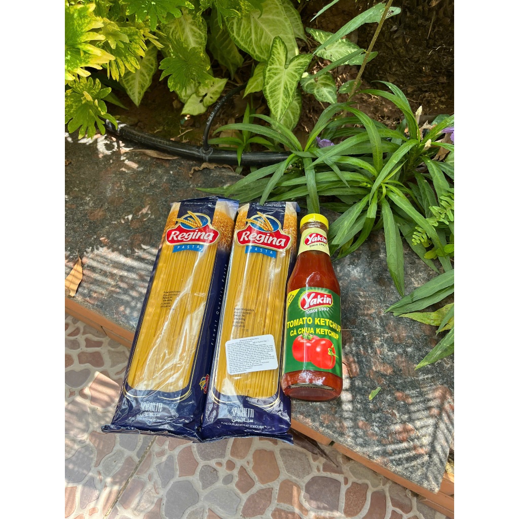 [Mì ý gia đình][Mì ý sỉ] Combo 2 gói mì REGINA gói 400gr + 1 sốt spagetti 330gr,hàng nhập khẩu có ho