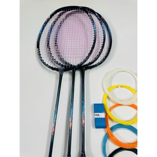  Vợt cầu lông Axforce 90 Rồng Xanh,Hổ Đỏ khung cacbon,căng sẵn 11kg tặng Bao Vợt + Quấn Cán 