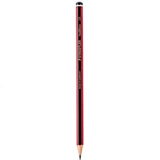 Bút Chì Gỗ Loại Tốt, Ngòi Khoẻ STAEDTLER Tradition 110-2B (Thân Sọc Đỏ-Đen)