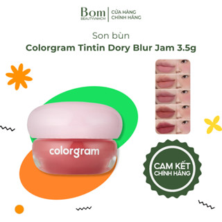 [XẢ KHO GIẢM 50%] Fullsize Hũ son bùn Colorgram Tintin Dory Blur Jam 3.5g (02/2027) [KHÔNG KÈM KEYRING]