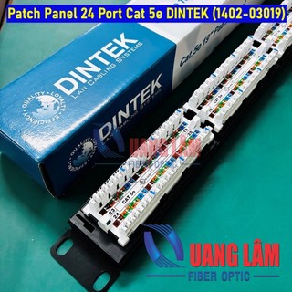 Patch Panel 24 Port Cat 5e DINTEK (1402-03019)