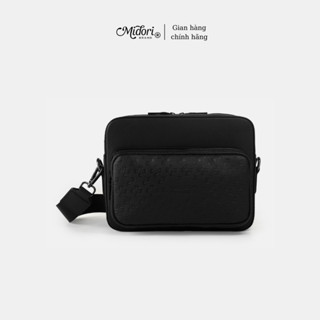 Túi Hộp Da Đeo Chéo Perry Nam Nữ Monogram Đựng Điện Thoại Ipad Đi Chơi Đi Làm Học | MIDORI FOR MAN