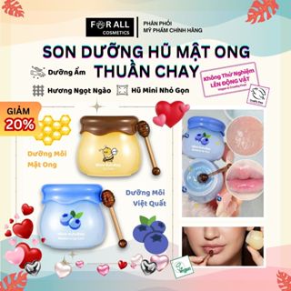[CHÍNH HÃNG] Son Dưỡng Môi Thuần Chay Hũ Mật Ong/ Việt Quất Slow Sunday (có kèm que tán mini)