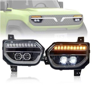 Đèn pha 2 bên Vinfast Vf3 mẫu mới bi Led Laze
